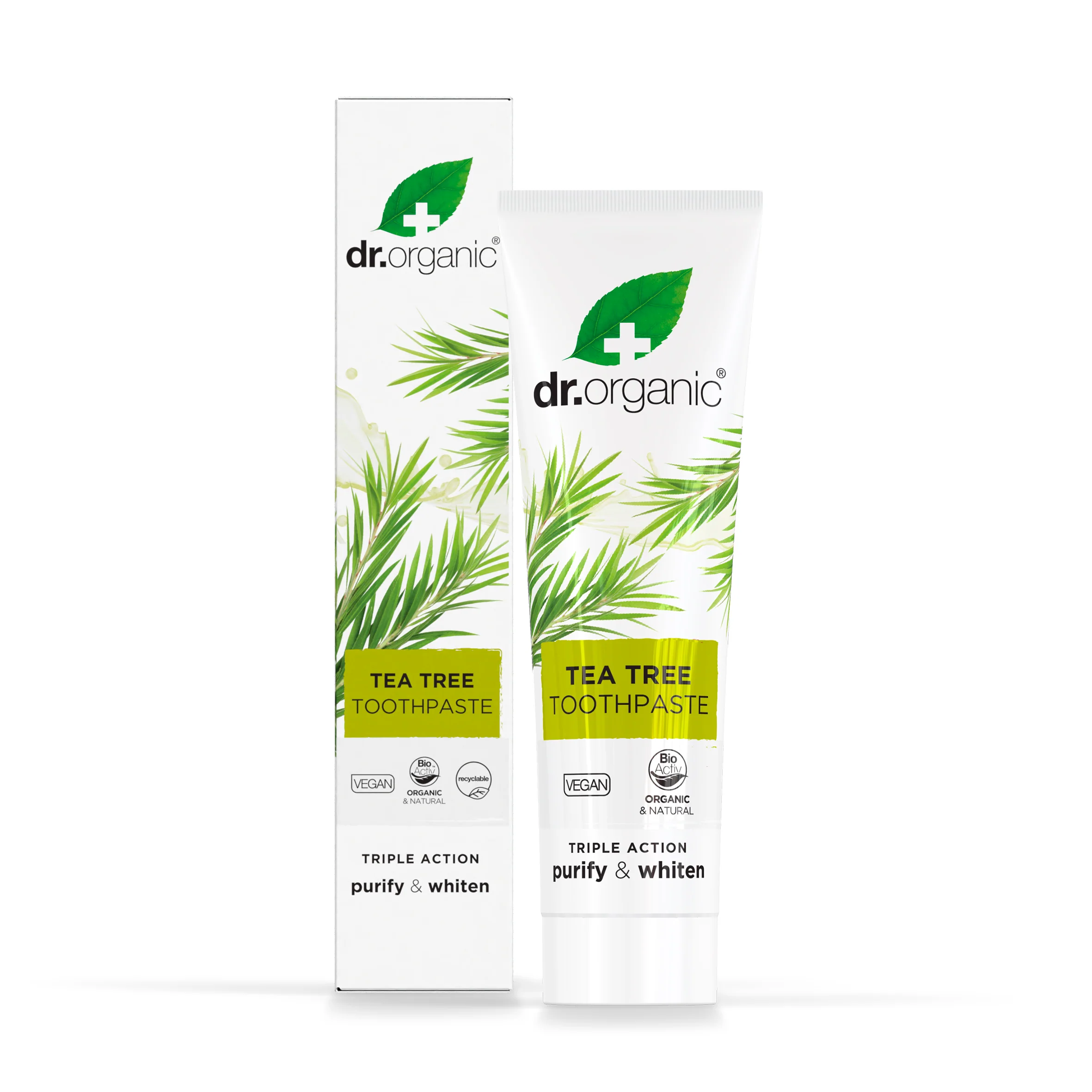 Dr Organic Dentifrice Tea Tree 100Ml
