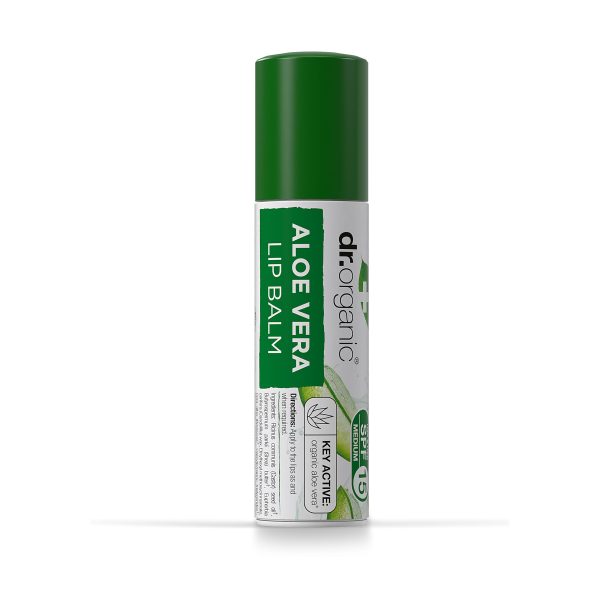Dr Organic Baume à Lèvres à l'Aloe Vera 5.7Ml