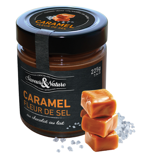 Pâte à Tartiner Caramel Fleur De Sel au Chocolat au Lait Saveurs