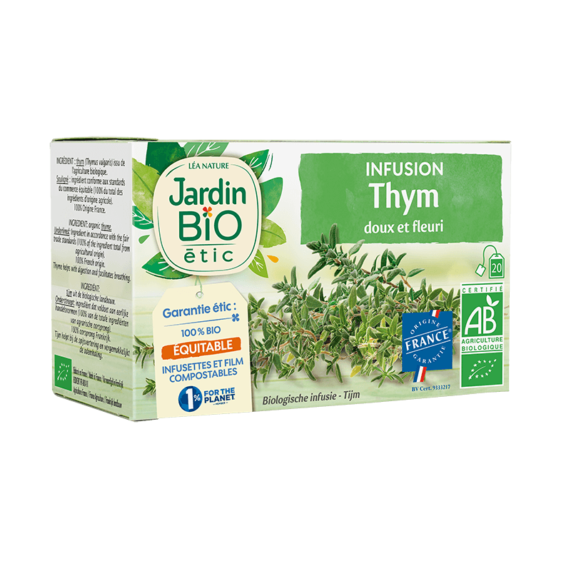 Jardin Bio Infusion Thym 28G – Green Village Maroc