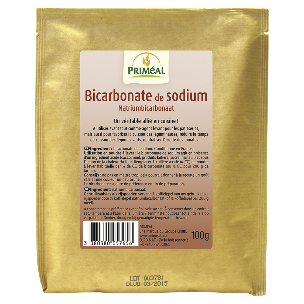 Bicarbonate de soude alimentaire 500g BIO