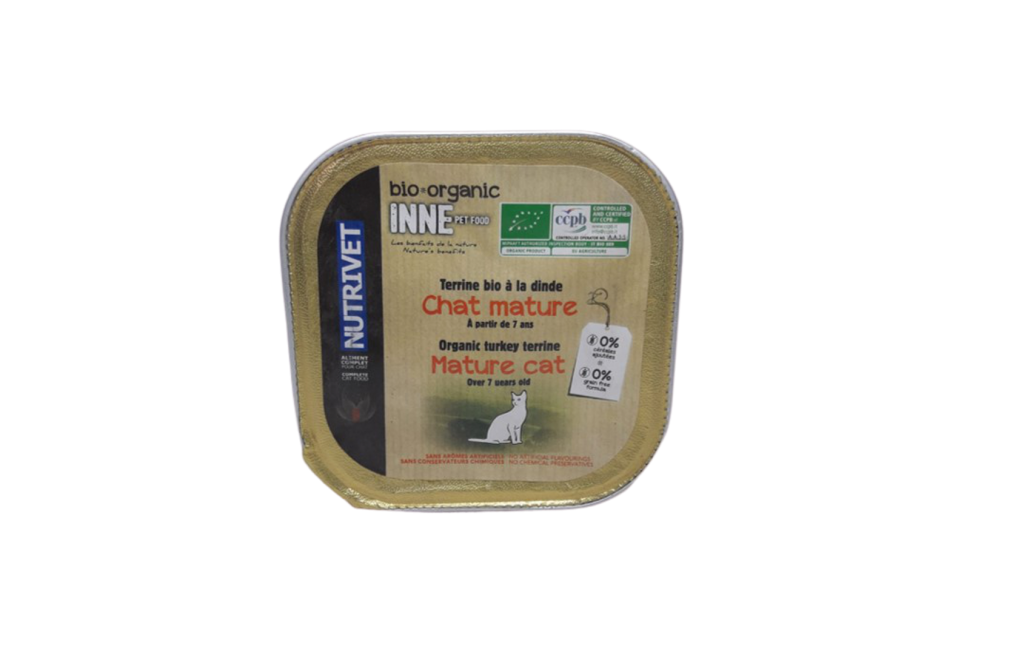 Nutrivet Inne Bio Terrine Chat Mature Bq 100g Green Village Maroc Nutrivet Inne Bio Terrine Chat Mature Bq 100g Green Village Maroc
