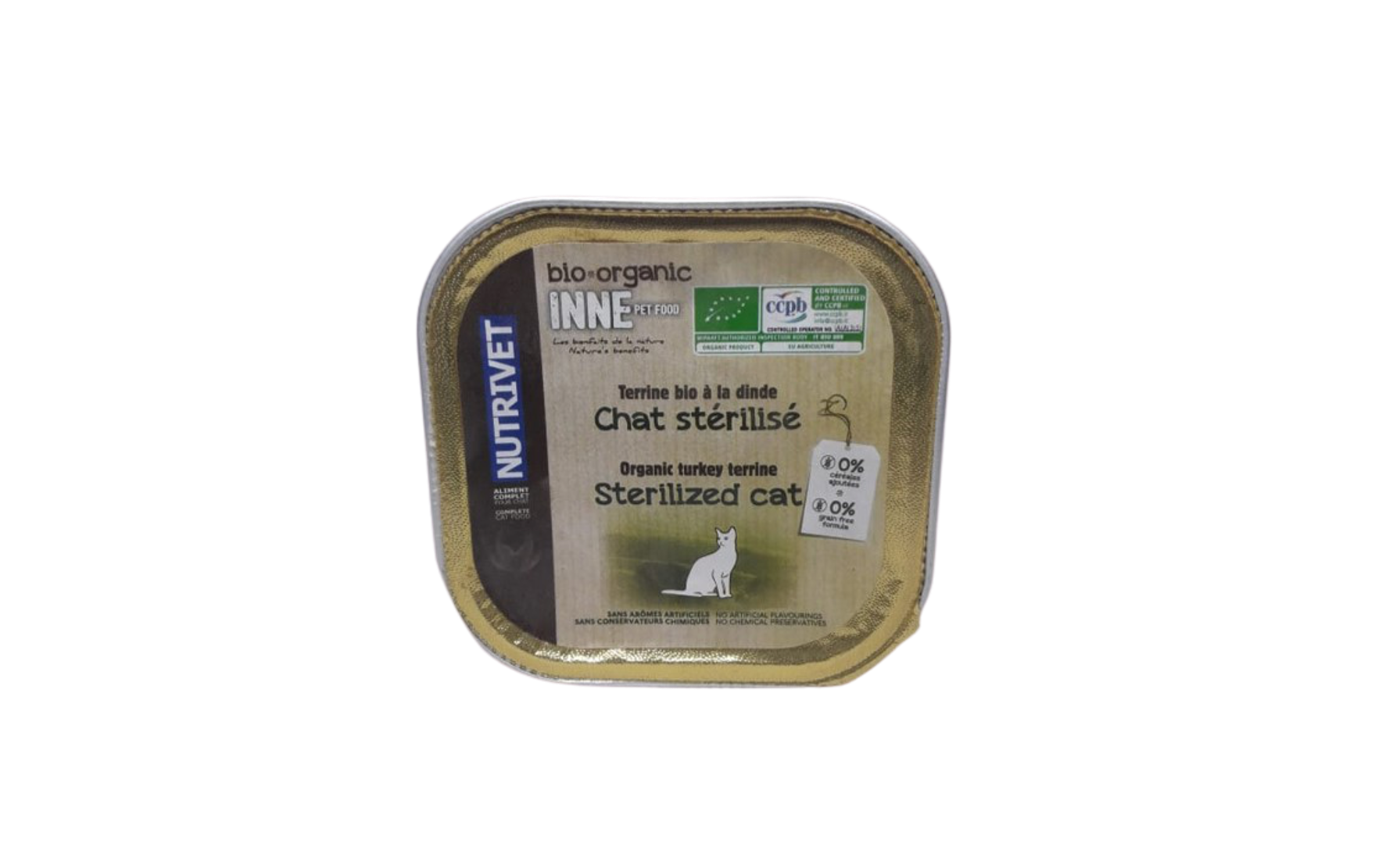 Nutrivet Inne Bio Terrine Chat Sterilise Bq 100g Green Village Maroc Nutrivet Inne Bio Terrine Chat Sterilise Bq 100g Green Village Maroc