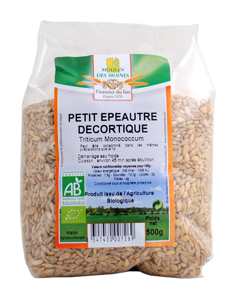 Farine de riz complète bio sans Gluten, Moulin des Moines, 500g – GOJI MAROC