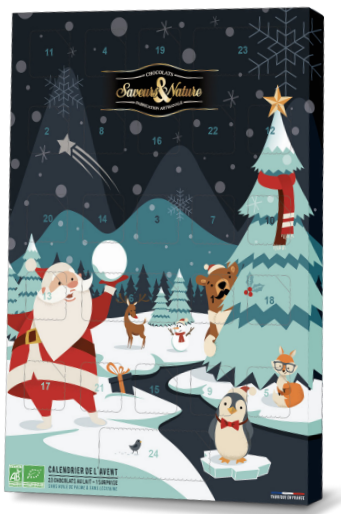 SAVEURS & NATURE CALENDRIER DE L’AVENT 115G – Green Village Maroc