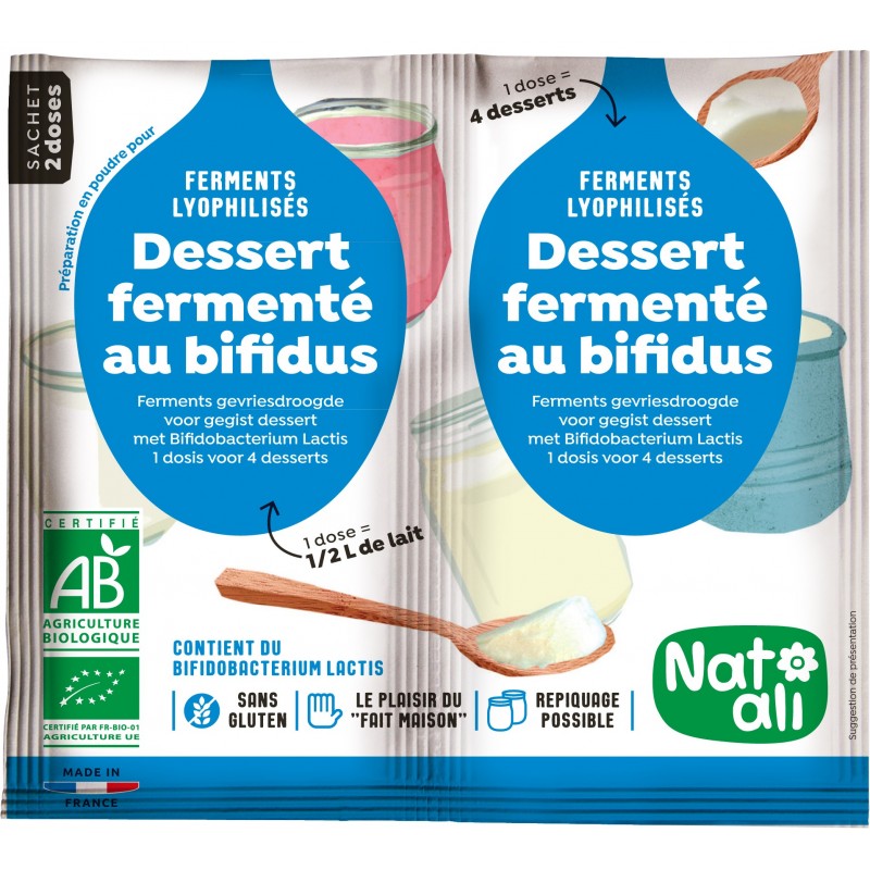 Natali Ferment Yaourt Bifidus 2X6G – Green Village Maroc