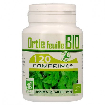 Ortie bio 400mg 200 comprimés - GPH Diffusion silicium organique