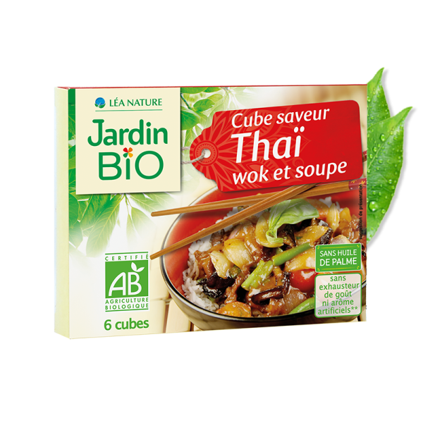 Jardin Bio Bouillon Cube Wok & Soupe X6 Green Village Maroc