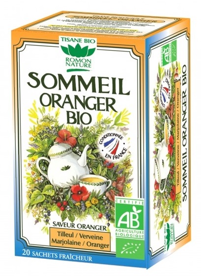 Romon Nature Tisane Sommeil Oranger 20 Sachets – Green Village Maroc