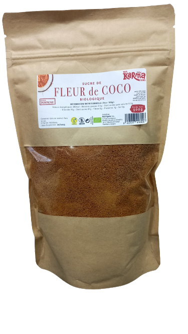 Karma Sucre de Fleur de Coco 500G – Green Village Maroc