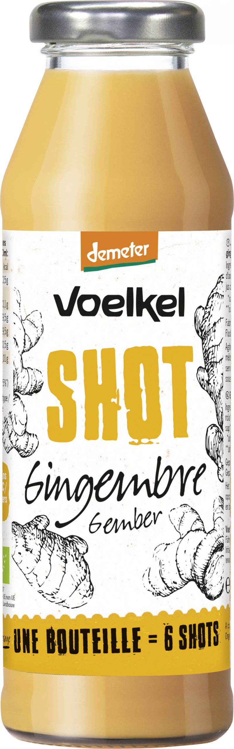 Voelkel Ginger Shot 28Cl – Green Village Maroc