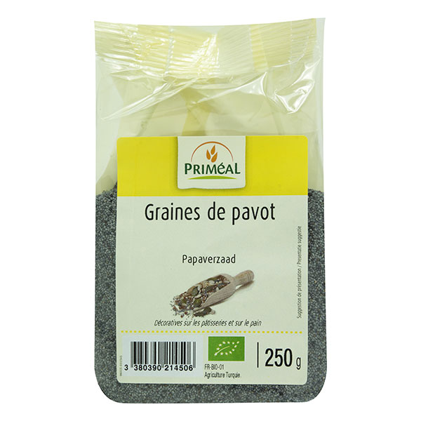 Primeal Graines de Pavot 250G – Green Village Maroc