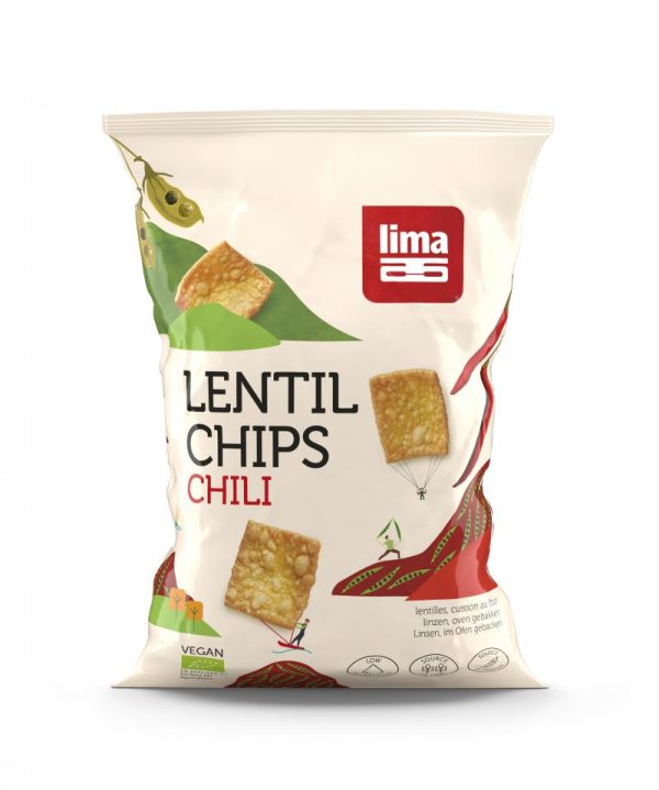 Lima Chips de Lentille Chilli 90G