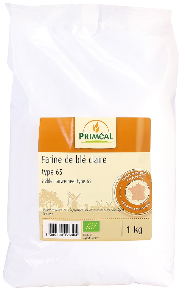 Primeal Farine de Blé Claire Type 65 1Kg – Green Village Maroc