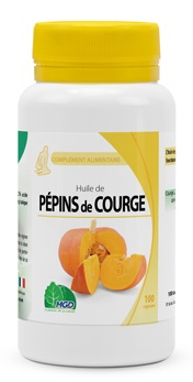 Mgd Huile de Pépins de Courge 100 Capsules – Green Village Maroc