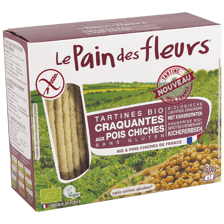 Le Pain des Fleurs Tartines Craquantes au Sarrasin sans Sel ni