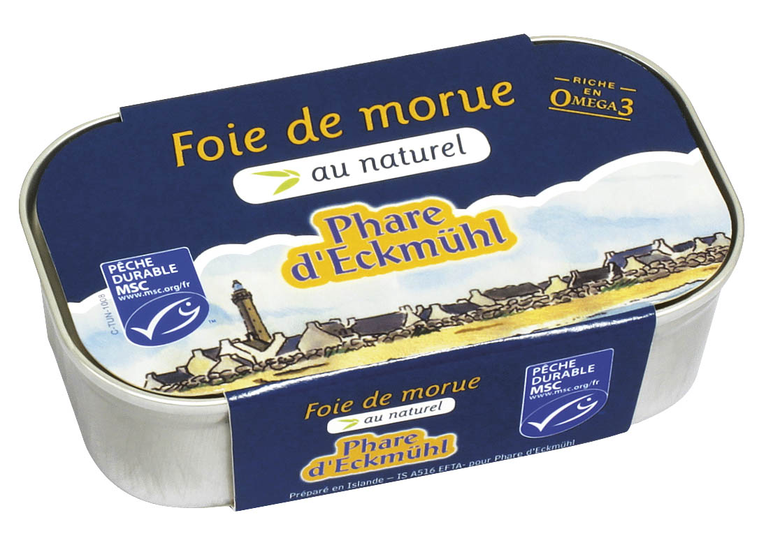 Phare d'Eckmuhl Foie de Morue au Naturel 121G – Green Village Maroc