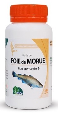 Mgd Huile de Foie de Morue 140 Capsules – Green Village Maroc