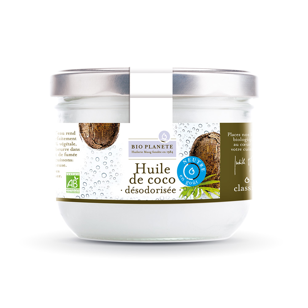 Vaïvaï Huile de coco désodorisée bio 200 G - Bio Maroc