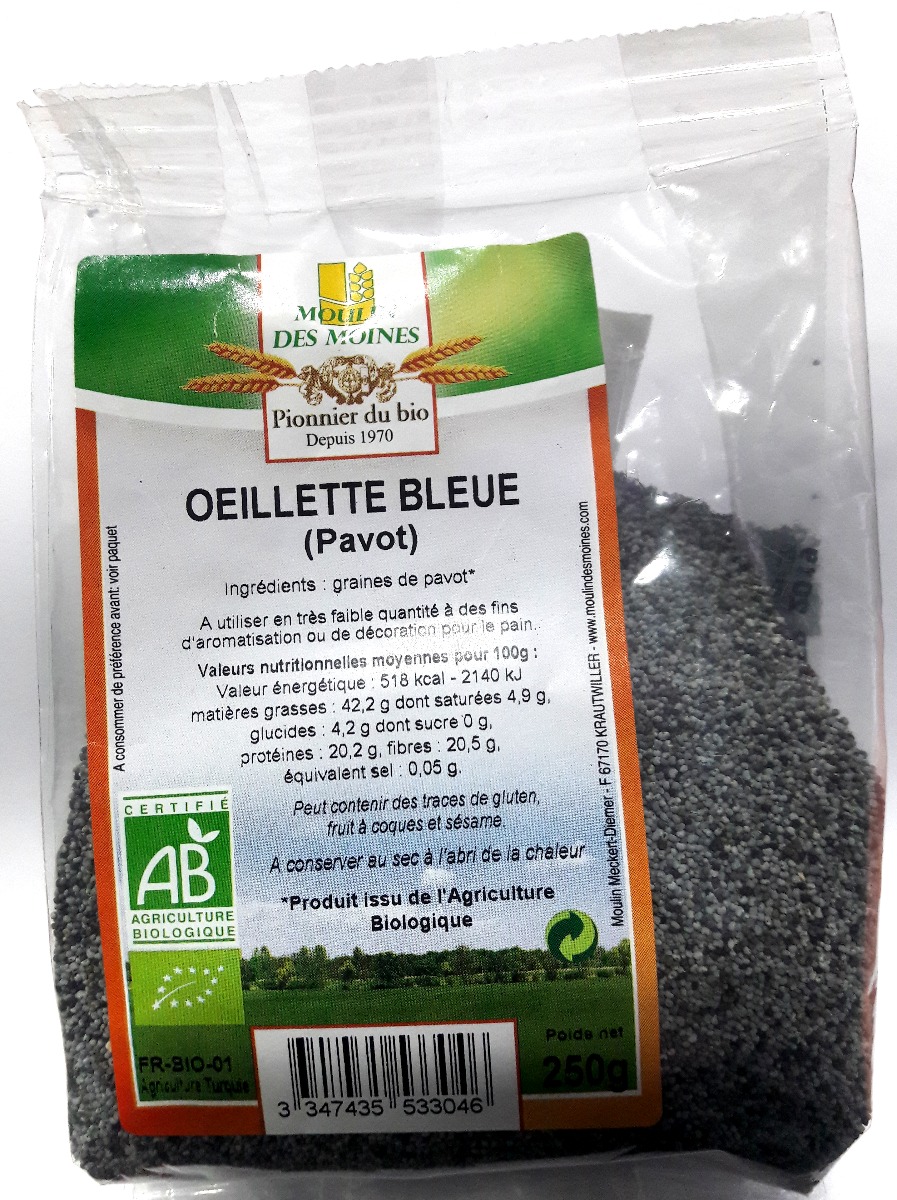 Graines De Pavot 250g Bio