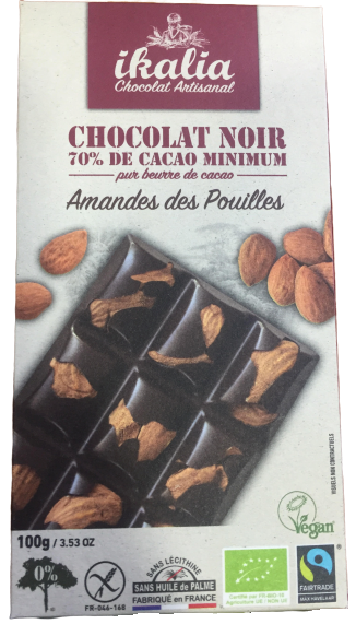 Saveurs et Nature Chocolat Noir 100 % Cacao sans Sucre 100G – Green Village  Maroc