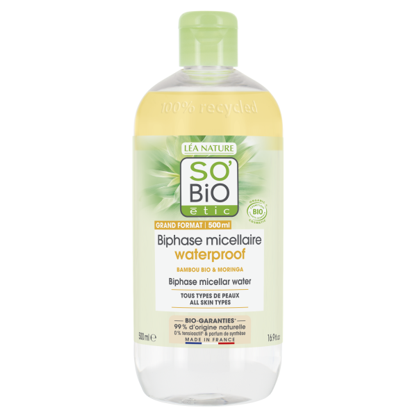 So Bio Biphase Micellaire au Bamboo 500Ml