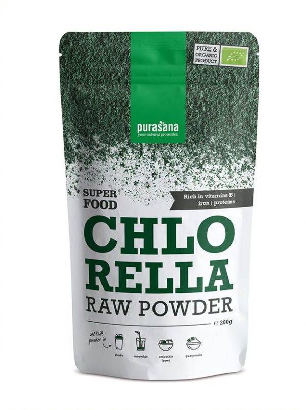 Purasana Poudre de Chlorella 200G