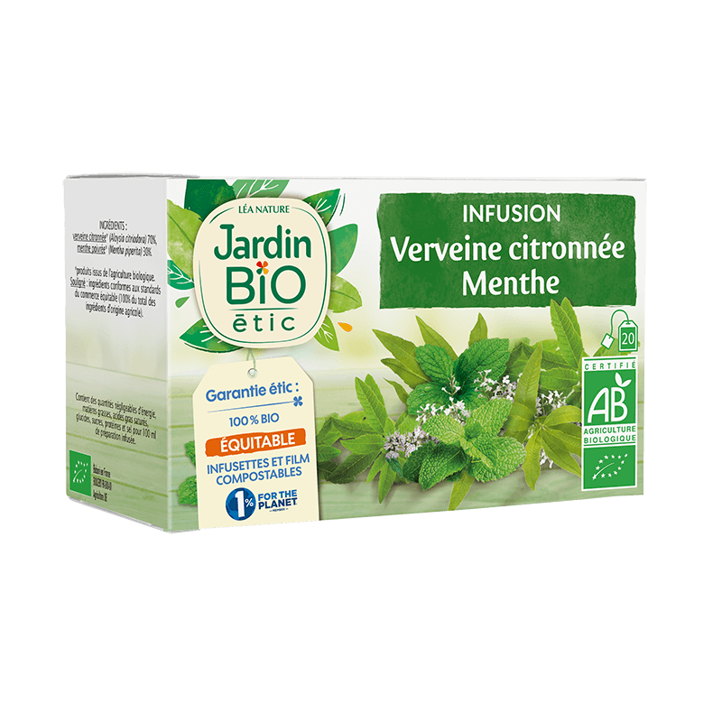 Jardin Bio Infusion Trois Menthes 30G – Green Village Maroc