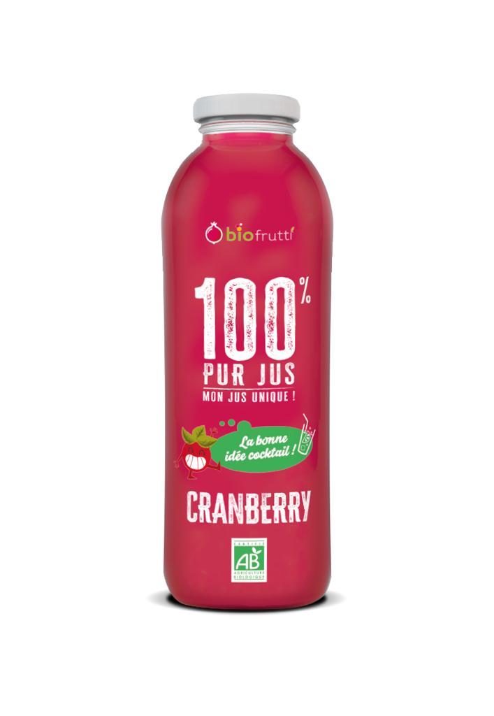 Pur jus cranberry bio - Jus de fruits cranberry bio