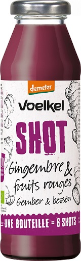 Voelkel Shot Gingembre Fruits Rouges 280Ml – Green Village Maroc