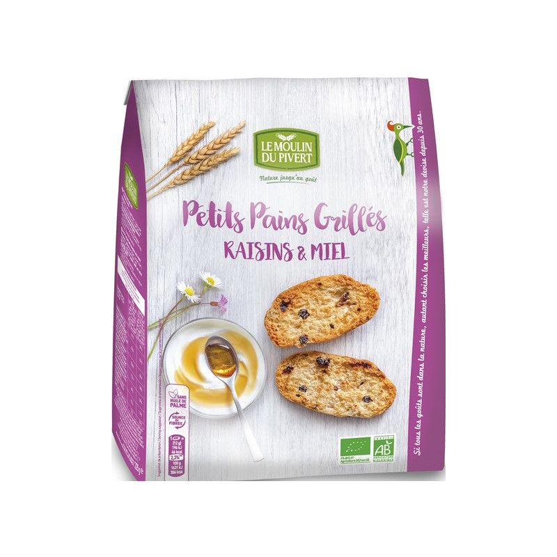 Pain Grillé à la Farine Complète 250G – Green Village Maroc