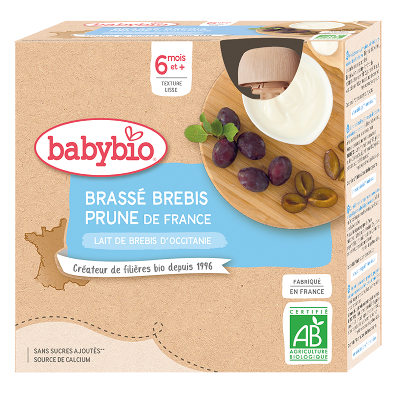 Livraison à domicile de compote bébé à la poire Babybio 2x130g