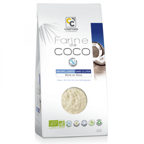 Moulin des Moines Farine de Noix de Coco 500G – Green Village Maroc