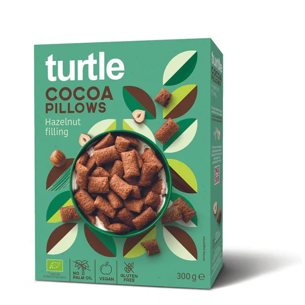 Turtle Coussin de Cacao et Noisette 300G