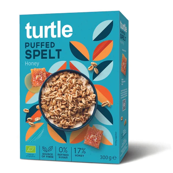 Turtle Épeautre Soufflé au Miel 300G