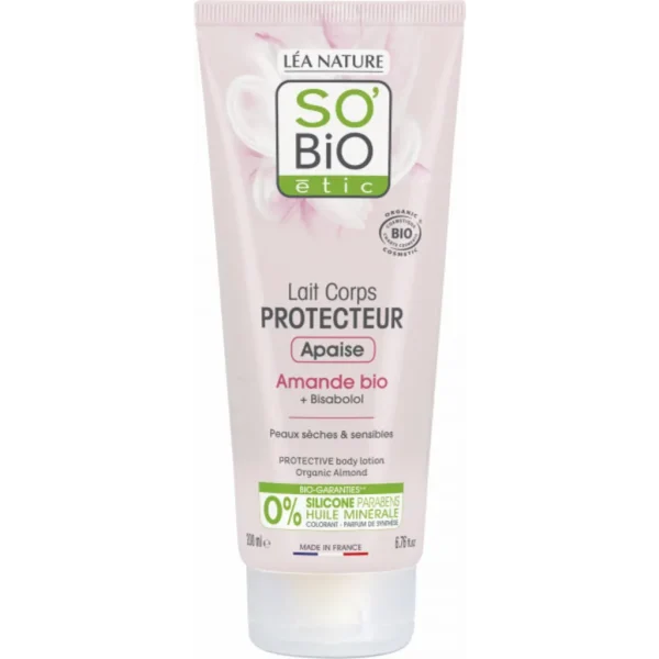 So Bio Lait Corps Amande Protecteur Apaise 200ML