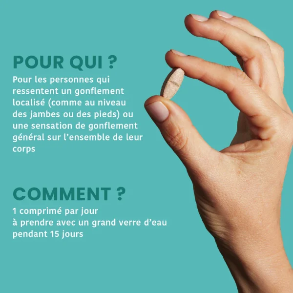 Santarome Rétention d'Eau 15 Comprimés – Image 3