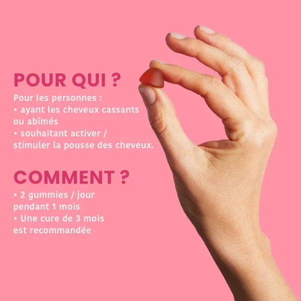 Santarome Sublimes Cheveux 60 Gummies – Image 3