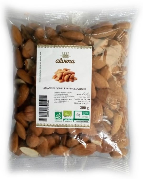 Alvena Amandes Complètes 200G