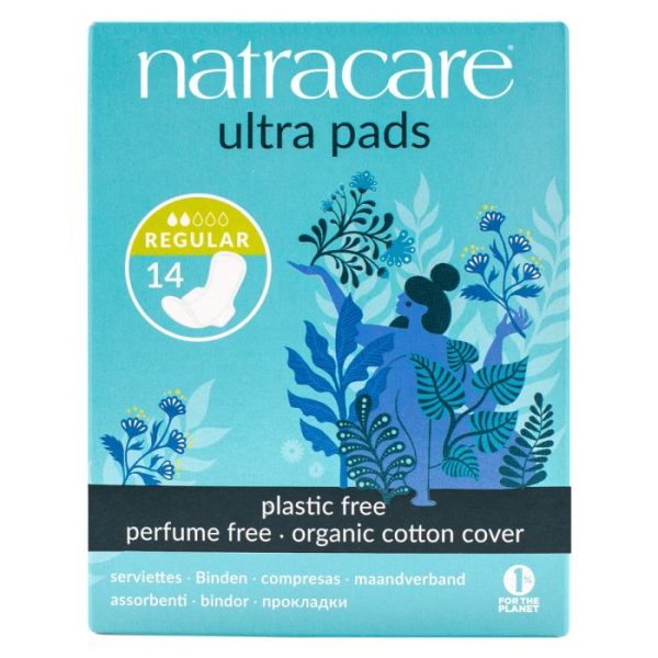 Natracare Serviettes Naturelles Ultra Regular 14 Unités
