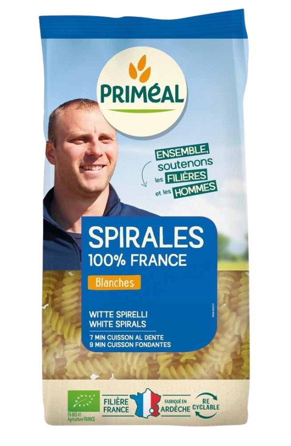 Primeal Spirales Blanches Familiales 500G
