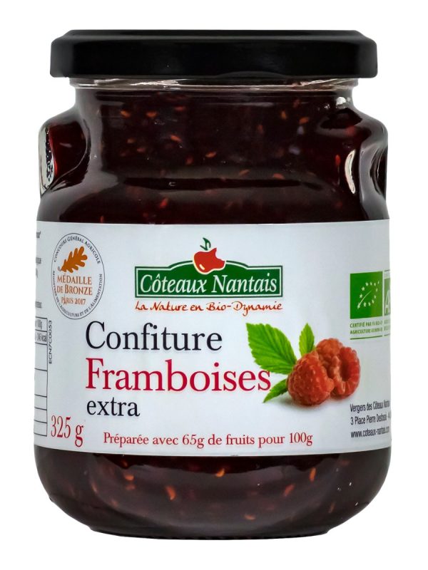 Côteaux Nantais Confiture Framboises Extra 325G