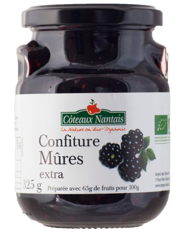Côteaux Nantais Confiture Mûres Extra 325G