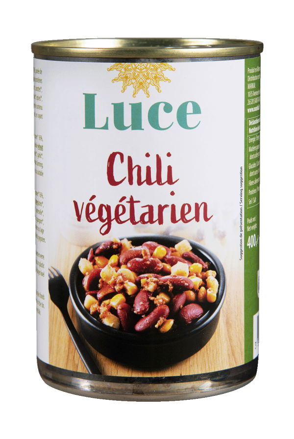 Luce Chili Végétarien 400G