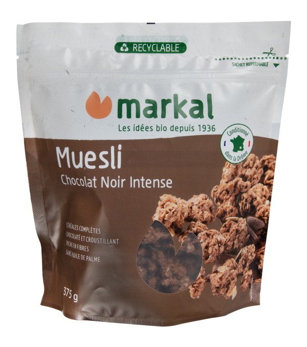 Markal Muesli Croustillant Chocolat Noir Intense 375G