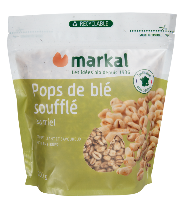Markal Pops de Blé Soufflé au Miel 200G