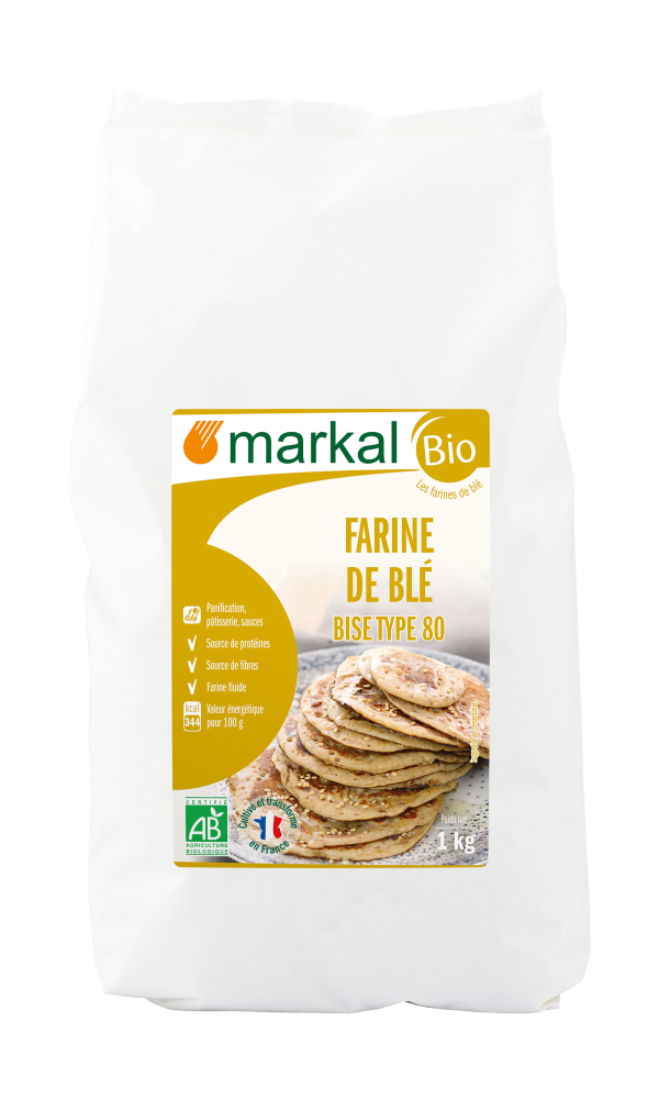 Markal Farine de Blé Type 80 1Kg