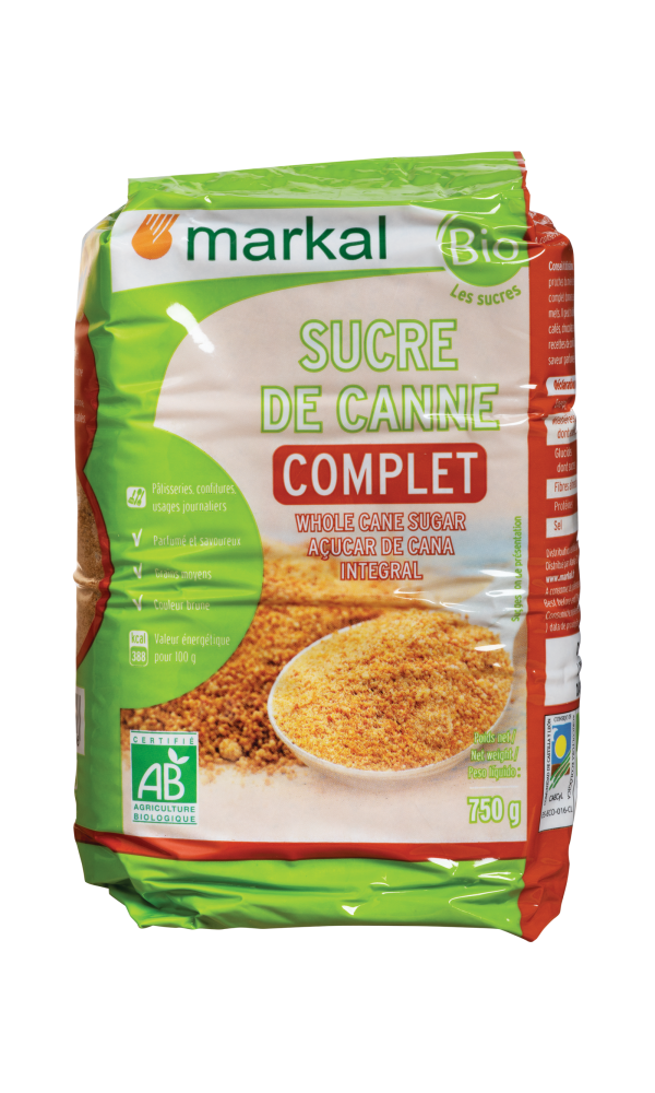 Markal Sucre de Canne Complet 750G