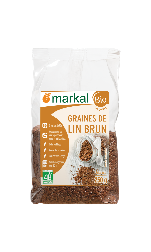 Markal Graines de Lin Brun 250G
