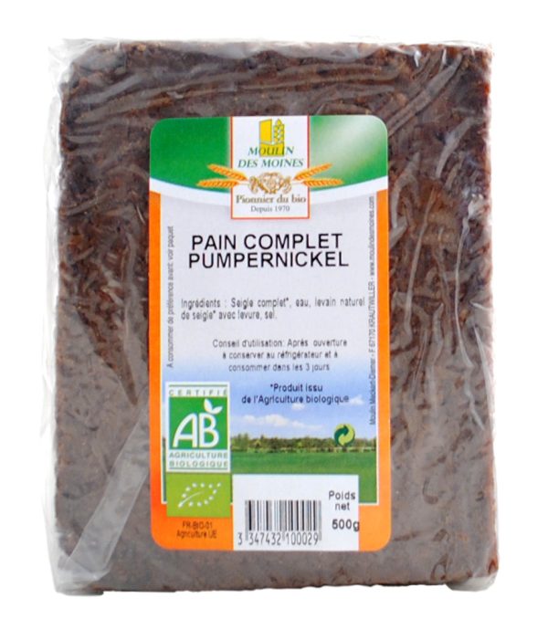 Moulin des Moines Pain Complet Pumpernickel 500G